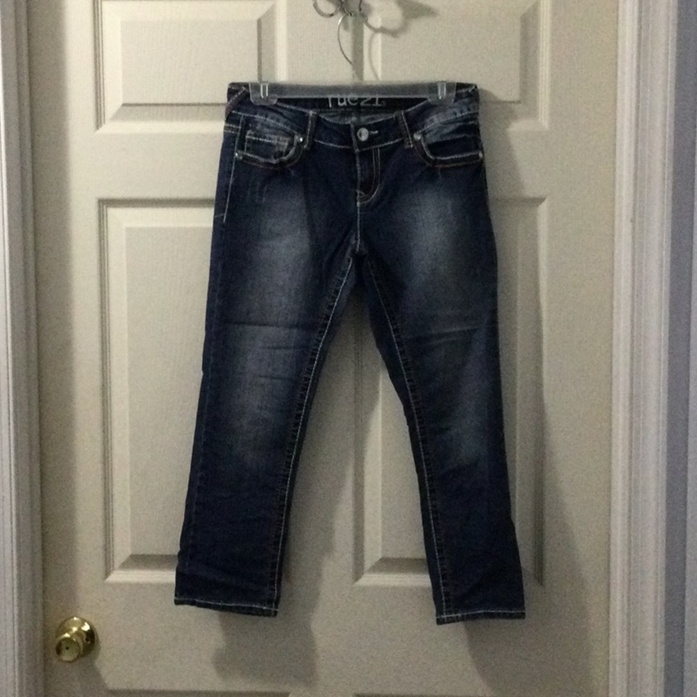 Rue21 denim crop pants size 5/6